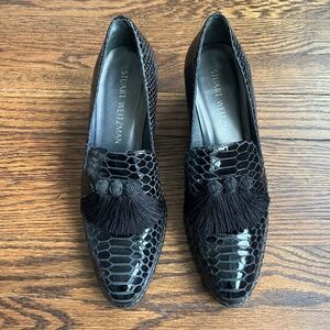 Stuart Weitzman Black Loafers